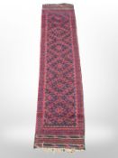 A Meshwani runner, 267 cm x 65 cm.