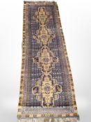 A Kazak runner, Caucasus, 301 cm x 102 cm.