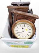 One box of reproduction quartz wall clocks