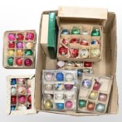 A quantity of mid 20th century and later Christmas decorations,