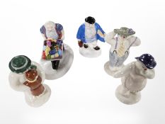 Two Coalport figures,