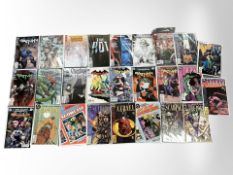 An assortment of modern and older comics from DC, Dynamite, Source Point, Marvel (mostly DC),