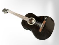 A Discovery by Tanglewood DBT44 ST BKE classical guitar.