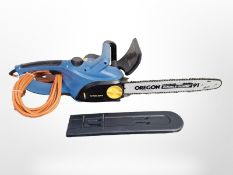 A Work Zone electric chain saw
