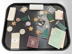 * Withdrawn* A group of medals and awards, British WW I medal T-4 186270 DVR J Welsh,