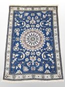 A Nain rug, Isfahan Province, Central Iran, 132 cm x 93 cm.