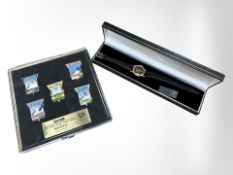 A Kodak 1998 Olympic Winter Games set of enamelled lapel pins,