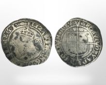 An Elizabeth I hammered silver sixpence 1590