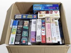 A group of puzzles, electronic lab, etc.