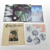 A small quantity of vinyl LP records, including The Dallas Boys (signed), Pete Townshend,