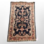 A rug of Zeigler design, 123 cm x 79 cm.