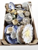 Various ceramics including Masons Ironstone pottery made for Liberty of London,
