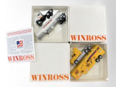Two Winross die cast metal haulage wagons, Kodak and Eastman Kodak Company, both boxed.