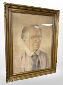 Danish School : Portrait of an elderly lady, watercolour, 34 cm x 46 cm.