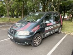 On instruction of High Court Enforcement - A Volkswagen Sharan TDI SE 115 five door motorcar, 1.