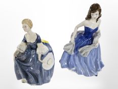 A Royal Doulton figure, Hillary HN2335, and a further Royal Doulton Classics figure,
