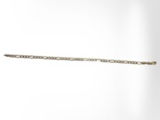 A 9ct gold bracelet, length 20.5cm CONDITION REPORT: 3.