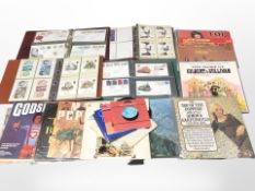 Several albums of first day covers,