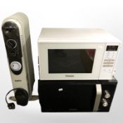 A Panasonic microwave,