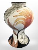 A Black Ryden 'Creation' vase, designed by Sian Leeper, height 15.5 cm.