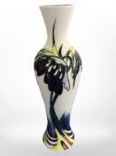 A modern Moorcroft Persephone vase, dated 2007, height 20.5 cm, with original box.