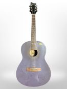 A Woods DF-09G acoustic guitar signed by three members of Hootie & the Blowfish;