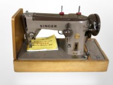 A Singer 306K electric sewing machine. CONDITION REPORT: No lead or pedal.
