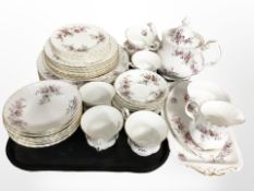 Approximately forty-three pieces of Royal Albert Lavender Rose tea and dinner porcelain