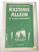 A folio of Danish monochrome lithographs, printed 1979.