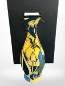 A Black Ryden 'Fairy Ring' vase, designed by Sian Leeper, height 21 cm, with original box.