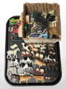 A group of Brittan's painted die cast farm animals