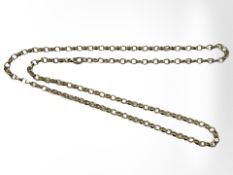 A 9ct yellow gold necklace,