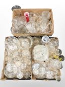 A large quantity of 20th century drinking glasses, jugs,