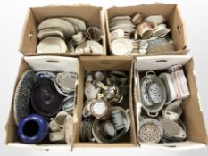 A large quantity of 20th century dinner wares, Bavarian porcelain,