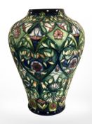 A modern Moorcroft Anatolia vase, designed by Rachel Bishop, dated 2003, height 21 cm,