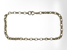 A 9ct yellow gold child's bracelet, length 18 cm CONDITION REPORT: 3.