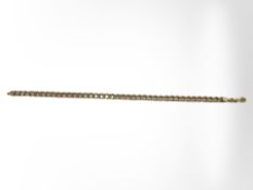 A 9ct gold bracelet, length 21cm CONDITION REPORT: 4.