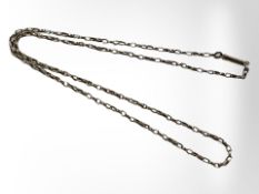 A 9ct yellow gold necklace, length 58 cm CONDITION REPORT: 6.2g.