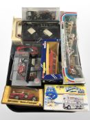 A group of Corgi and other die cast models including Queen's Silver jubilee carriage 1977,