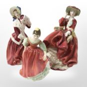 Three Royal Doulton figures, 'Top O' The Hill' HN1834,