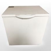 A Zanussi chest freezer.