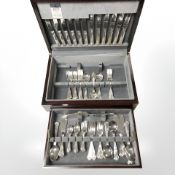 A two division canteen of Arthur Price EPNS table cutlery