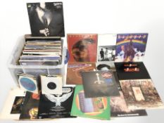 A large quantity of vinyl LP records and 7