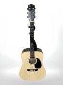 A Squier by Fender acoustic guitar