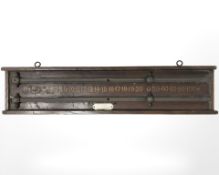 A Henry A Murton Limited of Newcastle snooker score board,