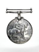 A WWI British War Medal named to 7-4154 Pte. R.