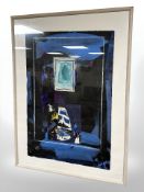 20th Century School, abstract study, mixed media, 67 cm x 46 cm.