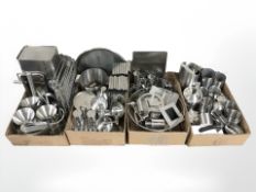 A large quantity of Zack stainless steel kitchen wares.