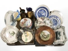 Assorted transfer printed collector's plates including Royal Doulton,