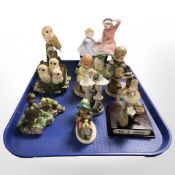 A group of West German Goebel figures, Royal Doulton figure group, 'Milestone' HN3297,